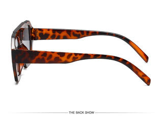 Beliebte Vintage Sonnenbrille Frauen Männer quadratische Sonnenbrille Punk Polygon Brille Brille für männliche weibliche Rechteck Sonnenbrille ﻿
