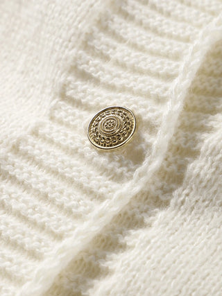 Feder gestrickte rote Strickjacke Frauen Mode einreihige lose O-Ausschnitt Langarm pullover Party Casual Club Chic Oberbekleidung